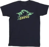 Star Wars - "The Mandalorian The Child" T-Shirt für Jungen BI37556 (116) (Marineblau)