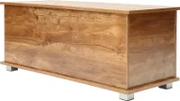 Aufbewahrungsbox - Spielzeugkiste - Deckenkiste - 100 cm breit - vintage braun