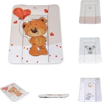 Cangroo Wickelauflage Soft 50 x 70 cm, gepolstert erhöhter Rand, abwaschbar braun