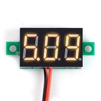 0,28 Mini Digital-Voltmeter mit LED Anzeige, 3,2-30V, 2-Wire, gelb
