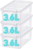 3er-Set SmartStore Aufbewahrungsbox – 3.6L mit Deckel Classic