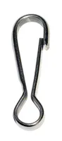 Simplexkarabinerhaken, Edelstahl A2, 30mm