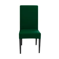 Intirilife 2x elastický poťah na stoličku poťah na stoličku v ZELENEJ farbe s výškou sedadla 38 - 45 cm a výškou operadla 45 - 65 cm - na oslavy svadby hotely alebo doma v jedálni