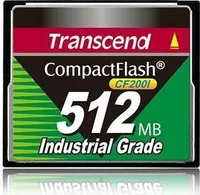 Transcend TS512MCF200I, 0,5 GB, Kompaktflash