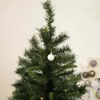 Homcom HOMdotCOM Choinka 180 cm W zestawie z lampkami, stojakiem i bombkami