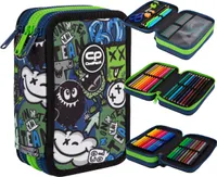 COOLPACK JUMPER 3 gefülltes Federmäppchen Federmappe Schülermäppchen Federtasche MONSTER TEAM