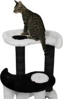Kratzbaum Katzenbaum Katzenkratzbaum Kletterbaum Spielbaum für Katzen 82 cm, Natural