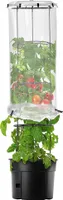 KADAX Topf "Farsala", Tomatenschirm mit Pflanzkübel und Rankhilfe, 160 cm