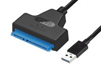 USB auf SATA Adapter 22 Pin Kabel passend 2.5 Zoll HDD SSD Festplatten