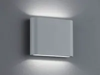 Trio Leuchten LED Außen-Wandleuchte Thames II titanfarbig Up- & Downlight