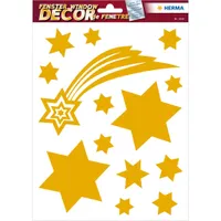Herma DECOR okenný obraz hviezdy zlaté