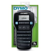 DYMO LabelManager 160 Tragbares Beschriftungsgerät | Etikettiergerät mit QWERTZ Tastatur | Einfache Textbearbeitung | für DYMO Schriftbänder in 6, 9 und 12mm Breite