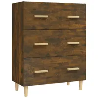 vidaXL Kredens dąb wędzony 70x34x90 cm materiał drewnopochodny
