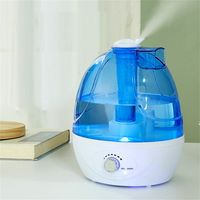 Luftbefeuchter, Luftfeuchter, 2,5 l Wassertank, leise, BPA-frei, mit 360° drehbarer Düse, für Büro, Baby, Pflanze