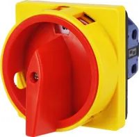 Hauptschalter Lasttrennschalter Nockenschalter Reparaturschalter Fronteinbau Not-Aus 4-polig 16A