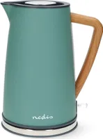 Wasserkocher | 1.7 l | Soft-Touch | Grün | Um 360 Grad drehbar | Verdecktes Heizelement | Strix® Controller | Boil-dry protection