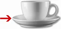 6x kávový servis s podšálkou na cappuccino a hrnček, hrnček na kávu