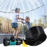 12M Kinder Trampolin Sprinkler fš¹r Outdoor Hinterhof Wasserpark Sprinkler Wasser Spielzeuge