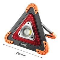 2 in 1 LED-Warndreieck 10W, 800 lm