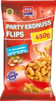 XOX Party Flips Erdnuss Style knuspriger Mais Erdnuss Snack 450g