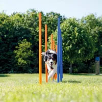 TRIXIE Agility slalomové tyče 12 kusov 115 cm plast 3206