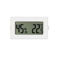 Thermometer Hygrometer Digital Temperatur Luftfeuchtigkeitsmesser Raumklima Weiß