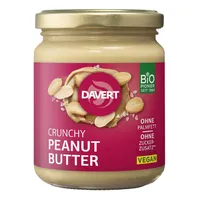 DAVERT Aufstrich, Crunchy Peanutbutter, 250g (3er Pack)