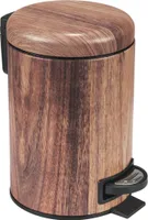 WENKO Treteimer Mod. Acacia, aus Stahl, bedruckt