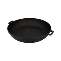 Maysternya | Gusseisenpfanne 32 cm - Robust - Ideal zum Braten - Für alle Herdarten
