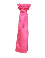 TYTO Uni Satin Scarf Tuch TT601 fuchsia 120 x 25cm