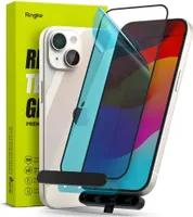 Ringke Ochranné tvrzené sklo pro - iPhone 15 - černé