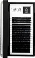 Wimpernextensions zur Volumentechnik Nanolash 0.07 C Curl 6-13mm Mix Länge