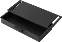 Selbstklebend unter Tischschubladen-Schreibtischhalter versteckter Bleistift-Briefpapierorganisator-Schwarz