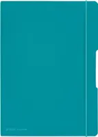 Herlitz Notizheft my.book flex A4 PP 2x 40Bl. kar/lin türkis