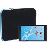 Slabo Tablet Tasche für Lenovo Tab M8 | Lenovo Tab4 8 | Lenovo Tab4 8 Plus Hülle Case Neopren - TÜRKIS / SCHWARZ