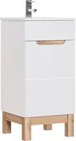 Koupelnová skříňka pod umyvadlo BALI WHITE 1D 40 cm