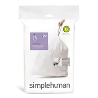 Simplehuman - Müllsack Code G 30 Liter Packung mit 20 Stück