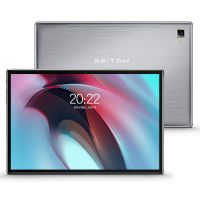 Pritom L10 Tablet 10 Zoll, Octa-Core, 3 GB RAM + 32 GB ROM, 5 G WiFi, GPS, Bluetooth 5.0, HD-Glasbildschirm, 5,0 + 8,0 MP Dual-Kamera - Android 10.0 Tablets, Silber