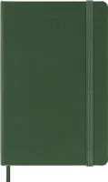 Moleskine 12 Monate Wochen Notizkalender 2025, Large/A5, 1 Wo = 1 Seite, rechts linierte Seite, Fester Einband, Myrtengrün