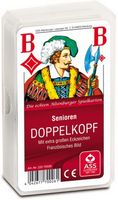 ASS Altenburger Spielkarten 70026 Doppelkopf seniors plastové pouzdro extra velké karty