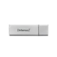 Intenso Ultra Line USB Stick 3.0, 64 GB, Silber, mit Kappe