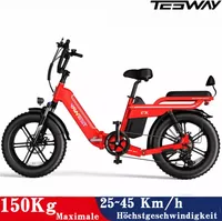 E Bike 20 Zoll Mountainbike Elektrofahrrad Klapprad MTB 25 AH 48V MTB Fatbike