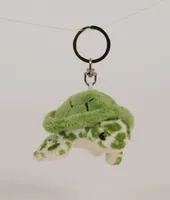 Schlüsselanhänger Schildkröte, aus Plüsch, Tier Tiere, Schildkröten