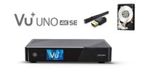 Vu+ Uno 4K SE 1x DVB-S2 FBC Sat Receiver Twin Tuner + 1 TB HDD Festplatte + 600Mbit/s Wlan USB