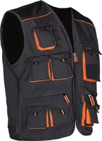 Arbeitskleidung Art.Mas Classic Orange Weste Arbeitsweste Berufsweste Schutzweste Gr. 56