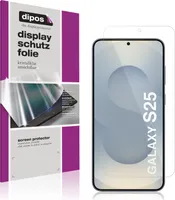 4x Schutzfolie für Samsung Galaxy S25 klar Displayschutzfolie Folie Display Schutz dipos