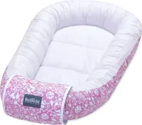 Bellochi Babynest Babynestchen Neugeborene - 100% Baumwolle -   - Baby Kuschelnest - 90x60x12cm - Purple Caramella