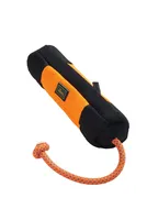 HUNTER Trainer Snack Dummy mit Seil - Ausführung: orange/schwarz - Größe: 20 cm (34 cm Gesamtlänge)