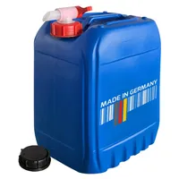 Kunststoff Kanister blau 10 Liter UN stapelbar mit Auslaufhahn DIN