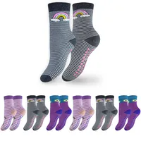 Kaufe rutschfeste Kleinkindsocken 12 Paar Säuglingsbaby-Kind-Grip-Socken  für Jungen und Mädchen Tphon Anti-Rutsch-Söckchen für 1–5 Jahre